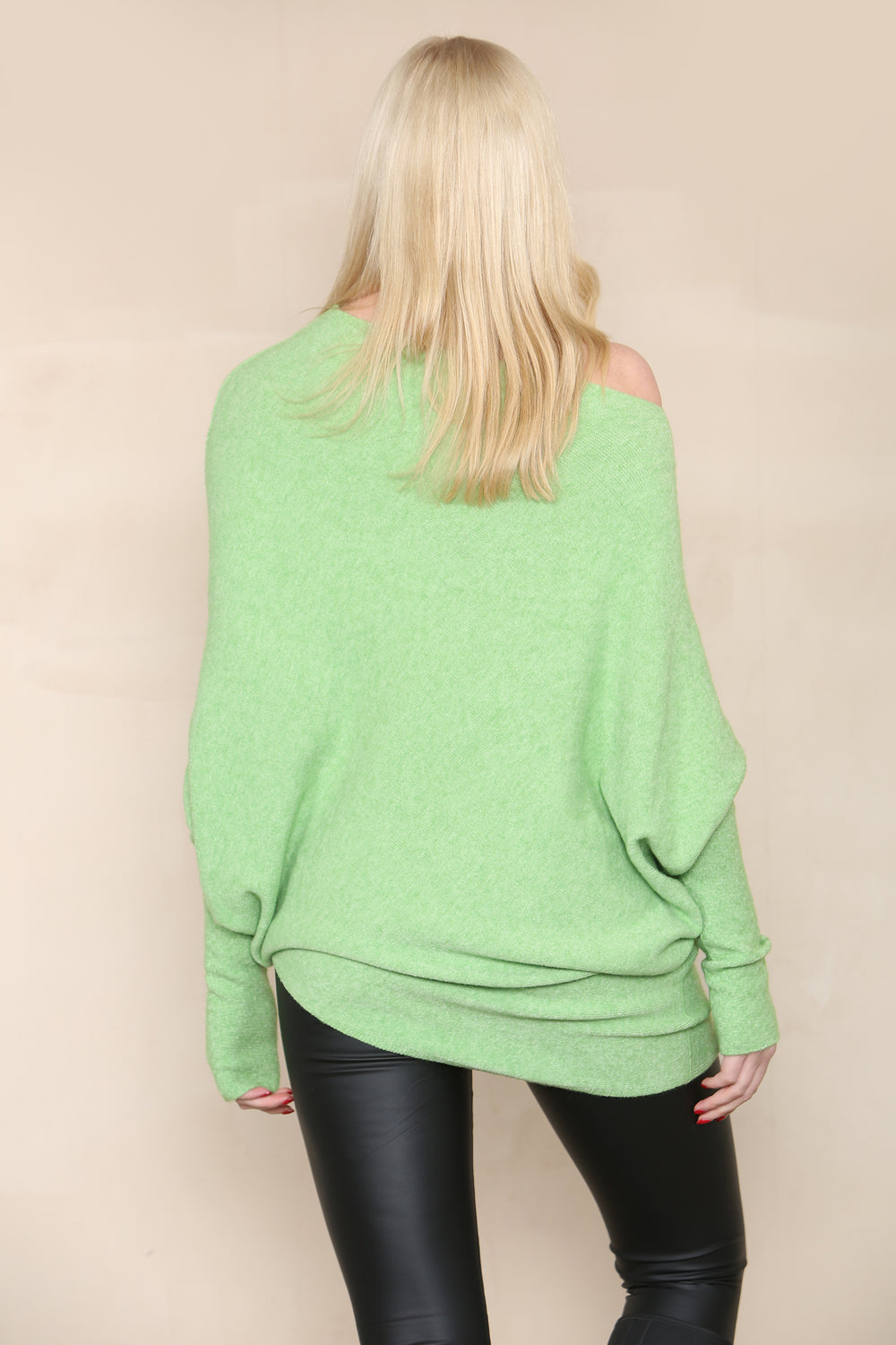 BELLA PATTERN SLEEVE OVERSIZED JUMPER (8220294086904)
