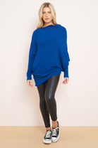 BELL PATTERN SLEEVE OVERSIZED JUMPER (8123352154360) (15337637314944) (15358084841856)