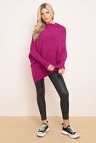 BELL PATTERN SLEEVE OVERSIZED JUMPER (8123287535864) (8140510036216) (8758448521464) (8771303473400)