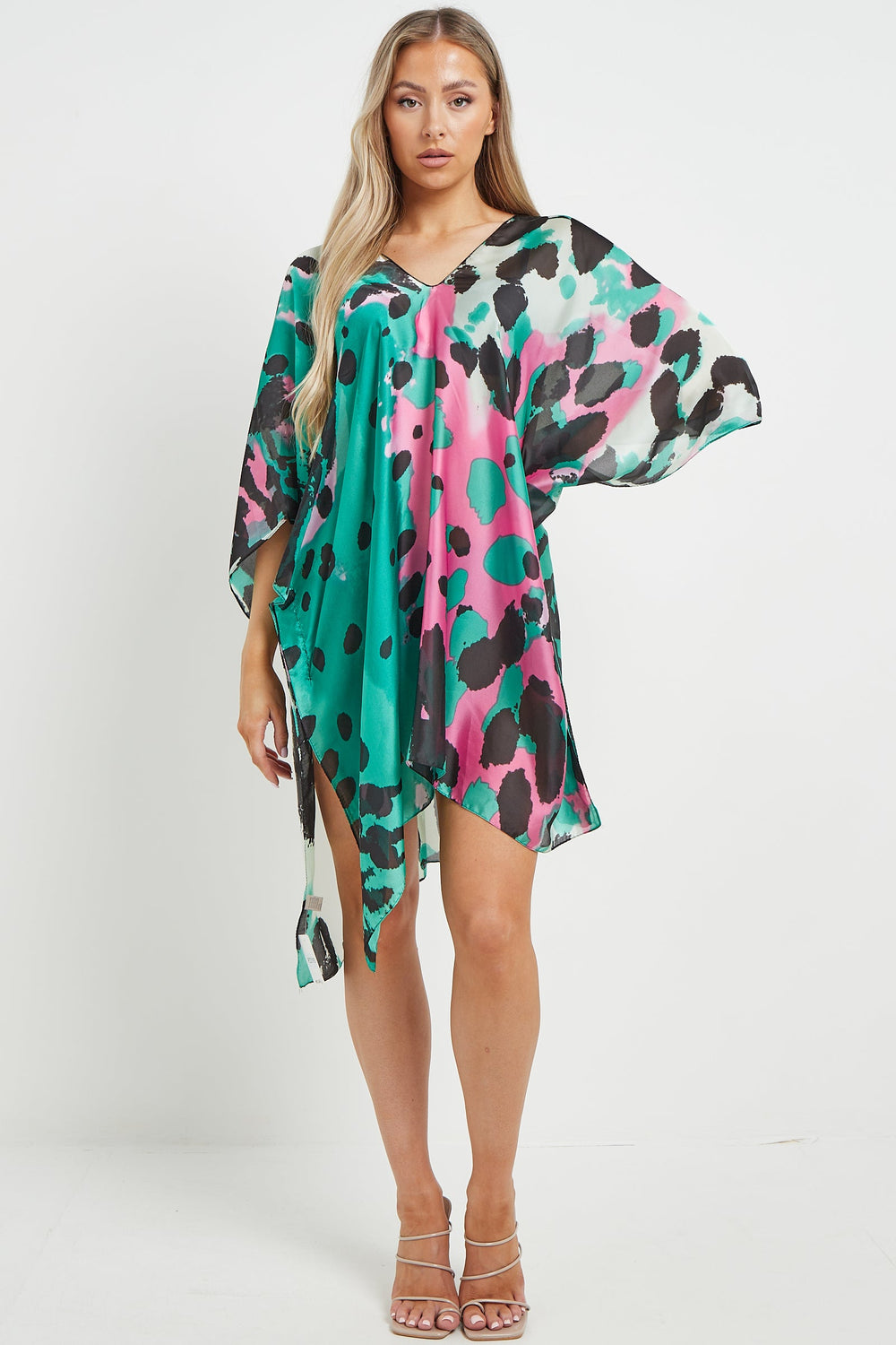 MULTI LEOPARD SILK COVERUP (7967644745976) (7999884787960)