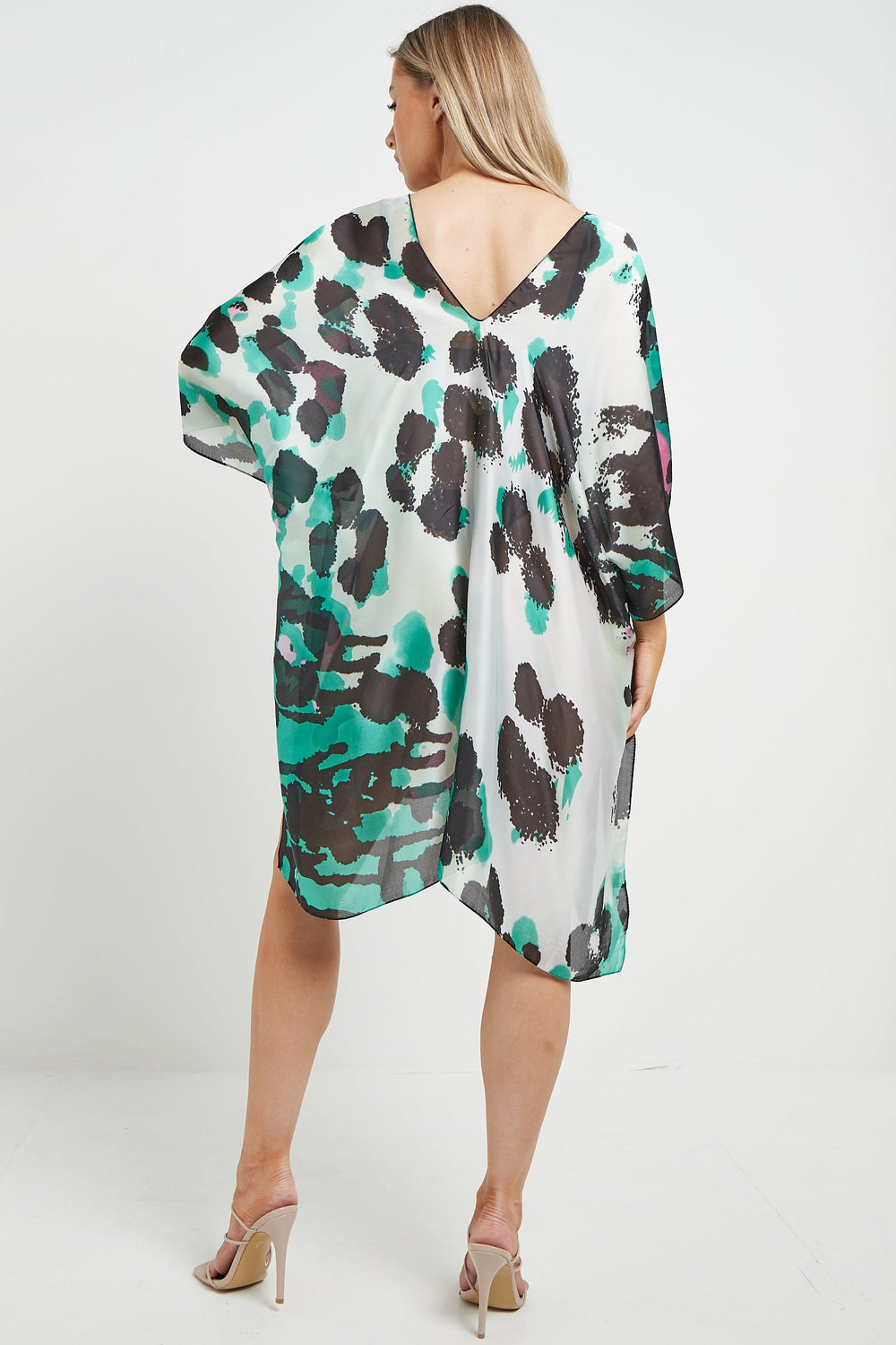 MULTI LEOPARD SILK COVERUP (7967644745976) (7999884787960)