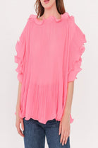 RUFFLE DETAIL TOP (15113840853376)