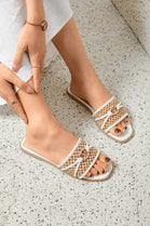 METALLIC BUCKLE SANDALS (15140869767552)
