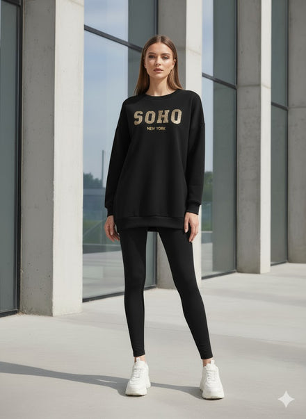 SEQUIN SOHO SWEAT