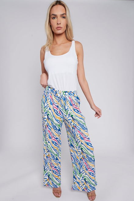 MULTI ZEBRA PLEATED TROUSERS(MIXED COLOUR PACK) (8259572302072) (8277894922488)