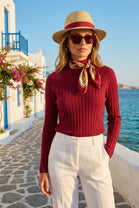 HIGHNECK RIBBED JUMPER