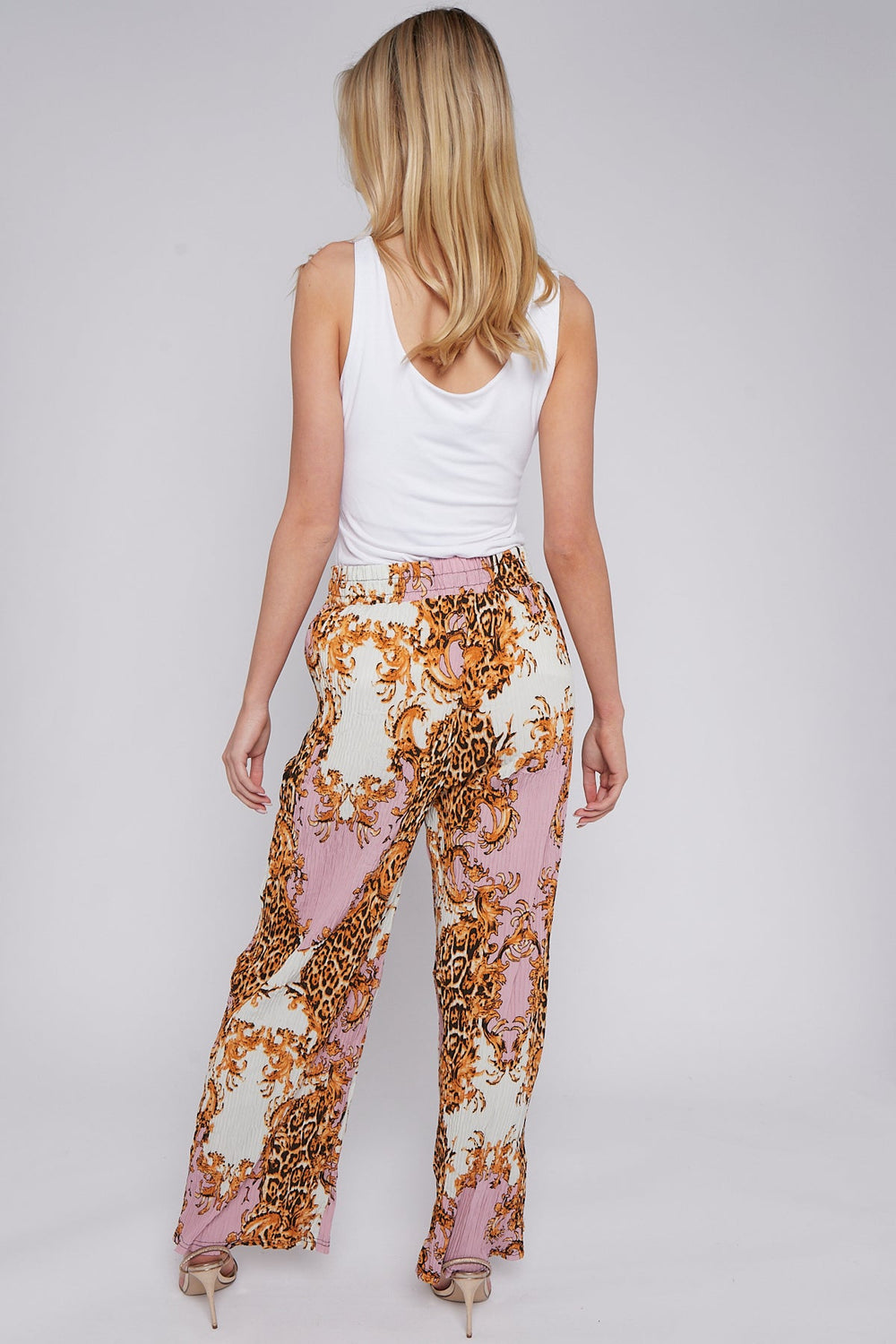 CHAIN PRINT PLEATED TROUSER( MIXED COLOUR PACK) (8260429873400) (8498021236984) (8575478038776) (15074914500992)