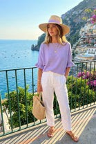FRILL SLEEVE JUMPER