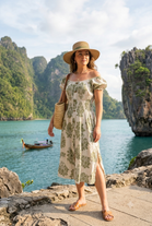 PRINTED BUTTON MIDI DRESS (MIXED COLOUR PACK)