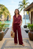 KELLY SCUBA FLARE TROUSERS