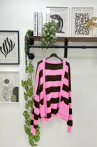 STRIPE KNIT CARDIGAN (15313754259840)