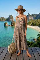 FLORAL CAMI MAXI