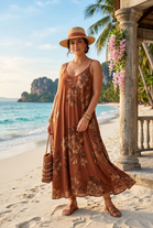 FLORAL CAMI MAXI
