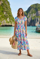 CREW NECK BUTTON MAXI (MIXED COLOUR PACK)