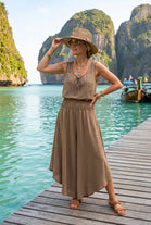 ELASTICATED WIDE LEG CULOTTES