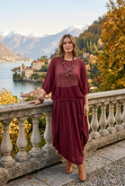 BATWING FINE KNIT TOP