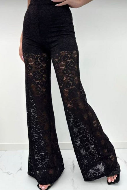 LACE FLARE TROUSER (15124637286784)