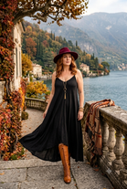 CAMI ASYMMETRIC SUN DRESS