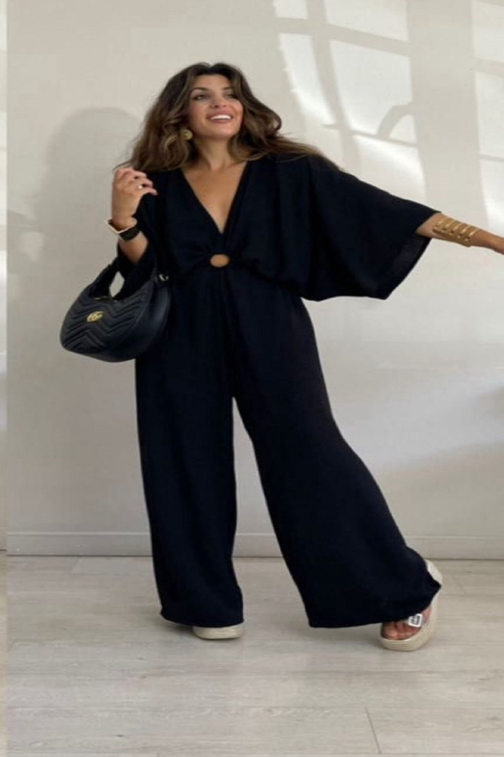 RING DETAIL JUMPSUIT (15150510244224)
