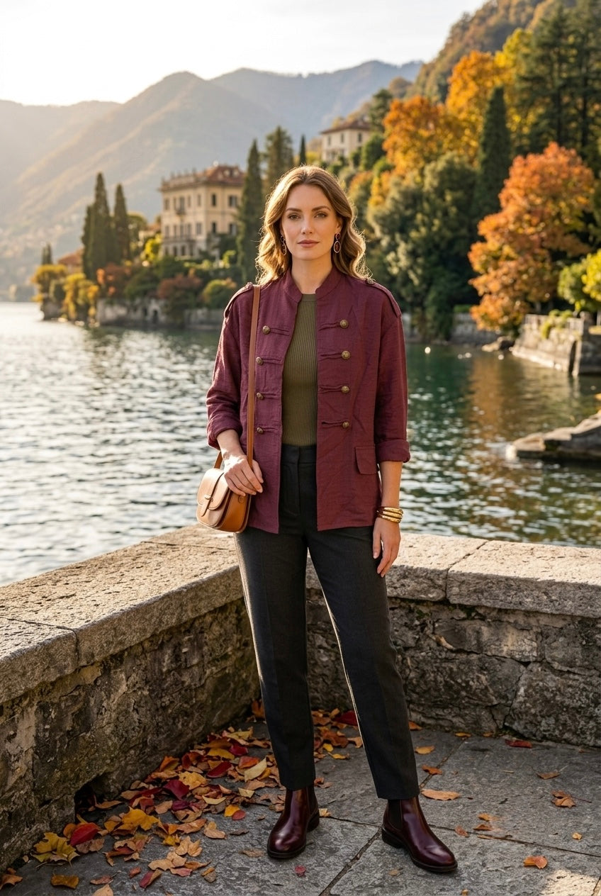 MILITARY DETAIL JACKET