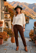 BATWING FINE KNIT TOP