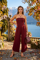 BANDEAU WIDE-LEG JUMPSUIT