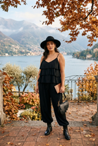 TIERED CAMI TOP & DRAWSTRING HAREM JOGGER CO-ORD SET