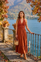 CROCHET HALTERNECK MAXI