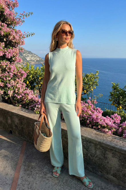 KNITTED SLEEVELESS LOUNGE