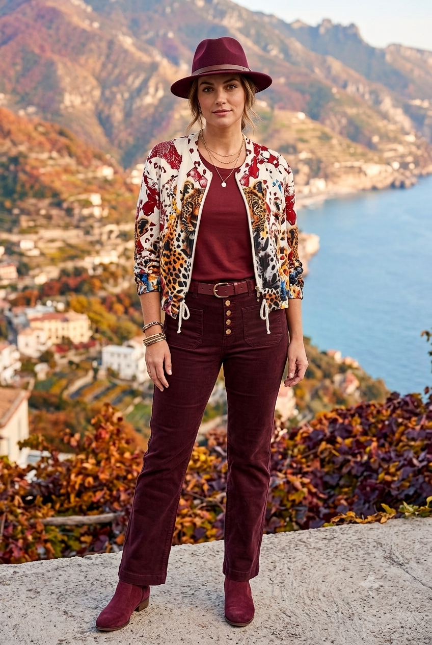 PRINTED BOMBER JACKET