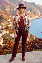 PRINTED BOMBER JACKET