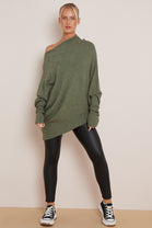 EMILY PATTERN SLEEVE OVERSIZED JUMPER (8043031920888)
