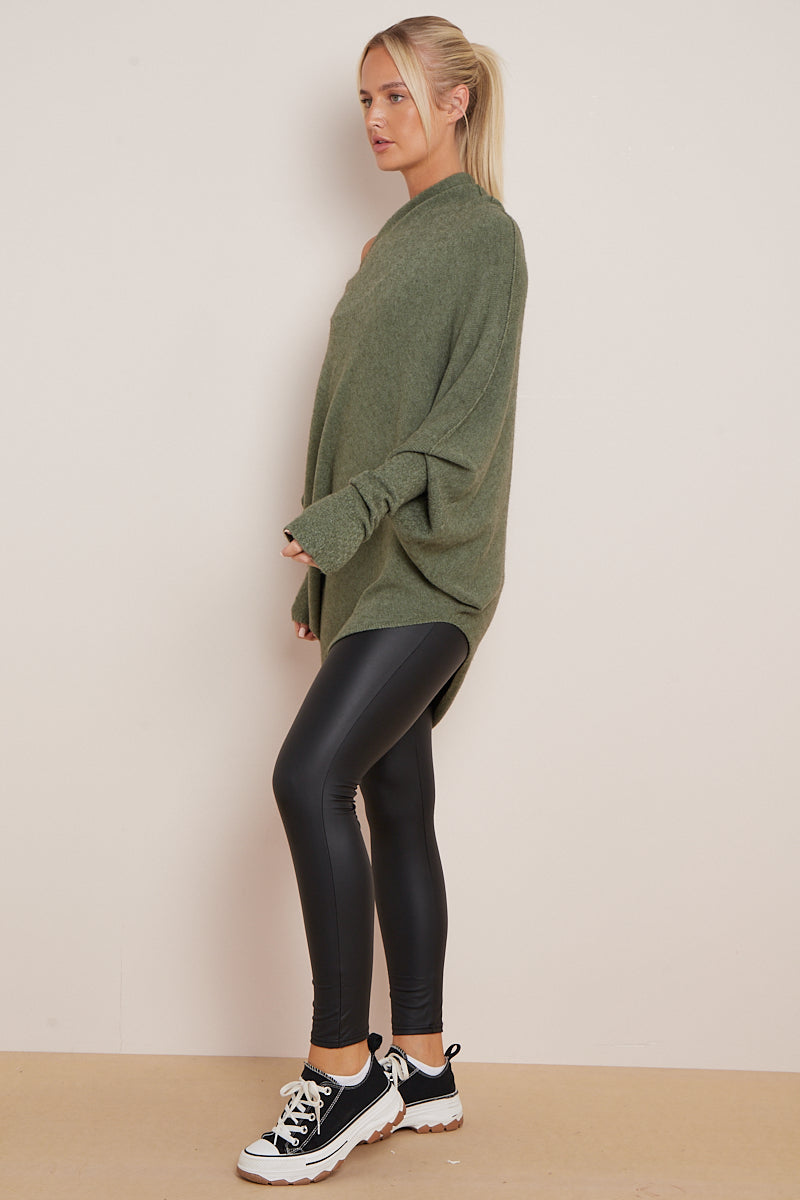 EMILY PATTERN SLEEVE OVERSIZED JUMPER (8043031920888)