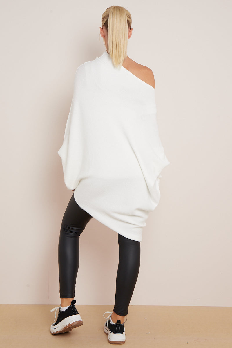 EMILY PATTERN SLEEVE OVERSIZED JUMPER (8043030544632)