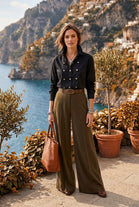MILITARY INSPIRED BUTTON-DOWN SHIRT