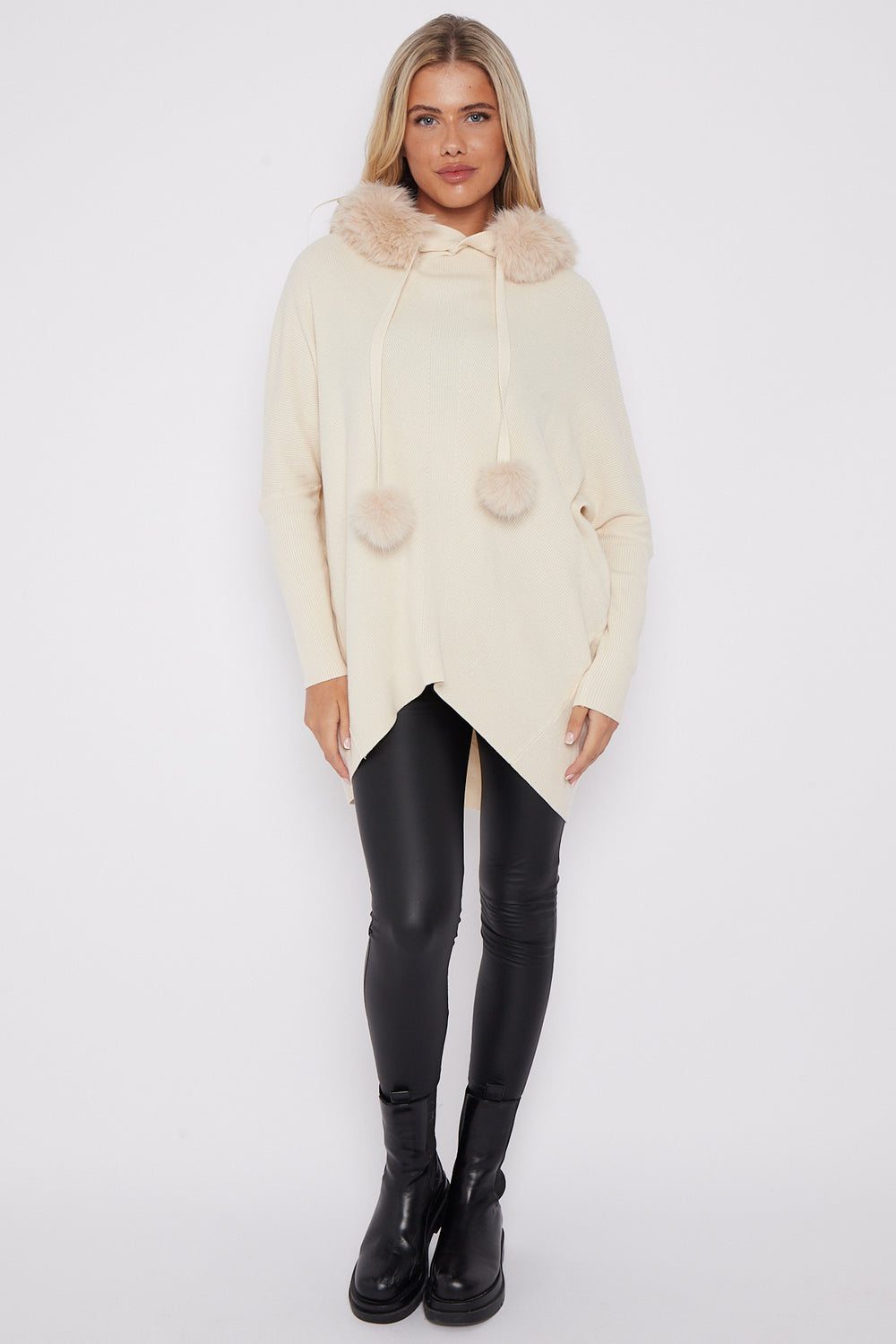 BONNIE PLAIN FURR HOODIE (8170651222264)