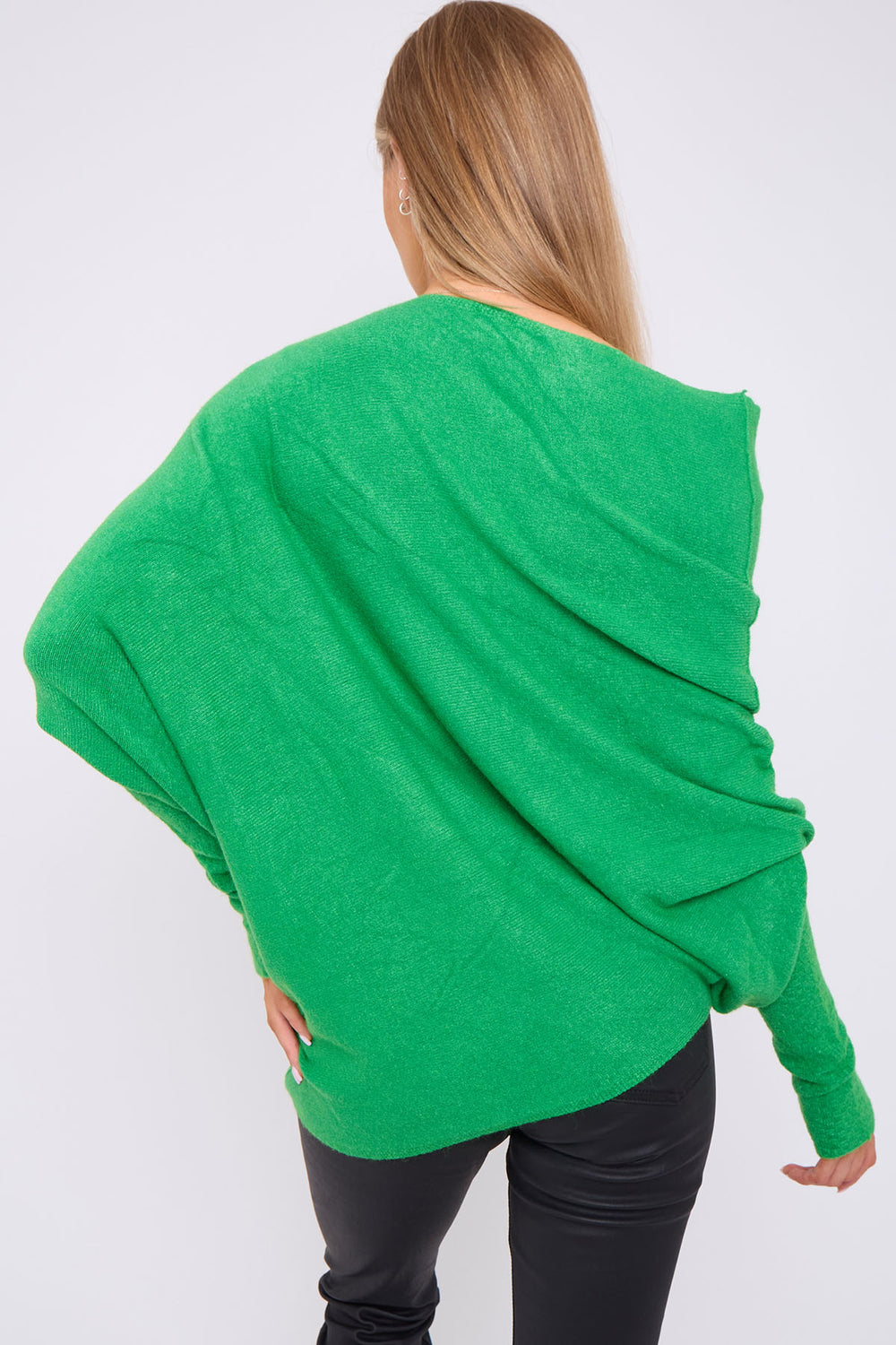 BELLA PATTERN SLEEVE OVERSIZED JUMPER (8667660321016) (8672103071992) (8739518382328)