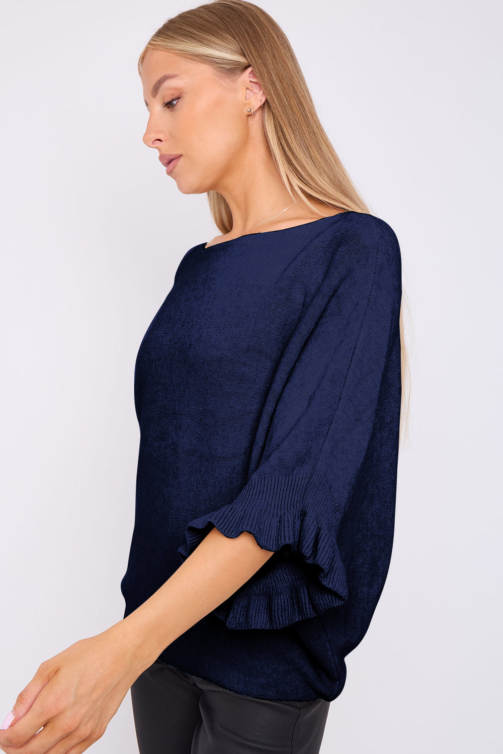 FRILL SLEEVE JUMPER (8667488715000) (8667489468664)