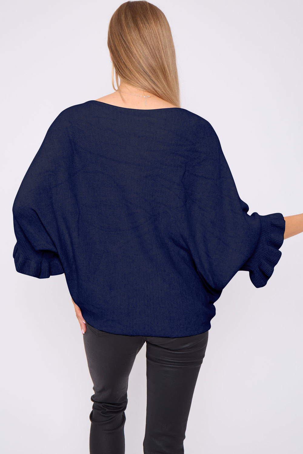 FRILL SLEEVE JUMPER (8667489468664)
