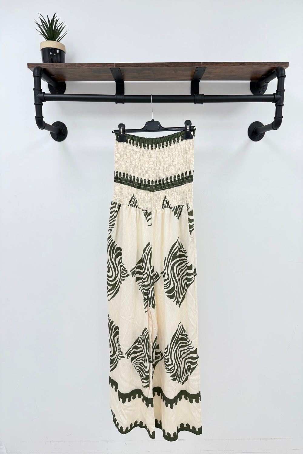 BANDEAU ZEBRA PRINT JUMPSUIT (15151450849664)