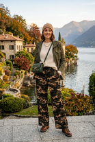 FRONT DETAIL CAMOUFLAGE JOGGERS