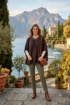 BEADED NECKLINE DETAIL JUMPER