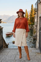FRILL SLEEVE JUMPER