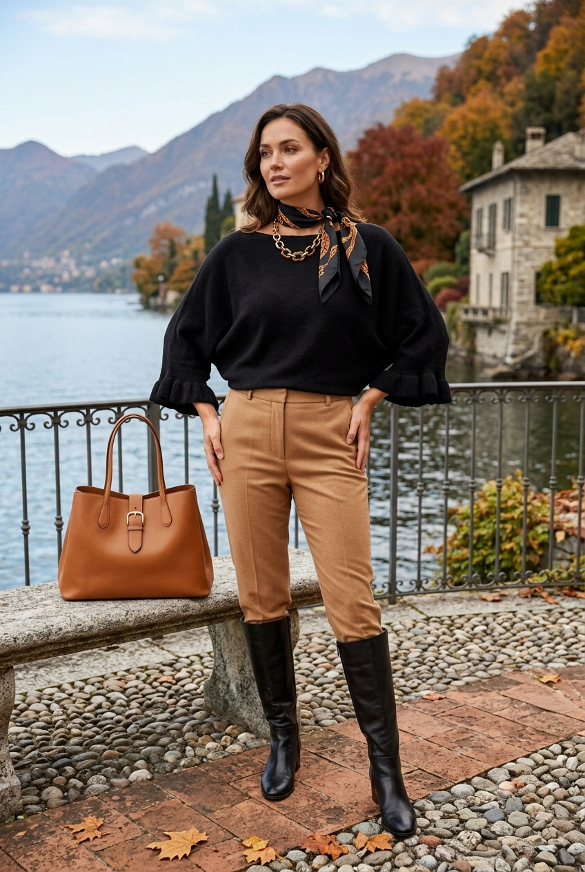 FRILL SLEEVE JUMPER
