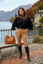 FRILL SLEEVE JUMPER