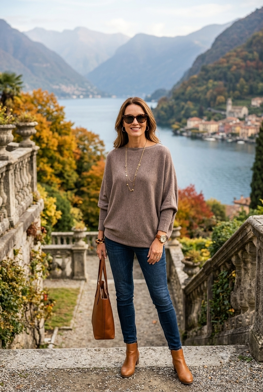 ALEXA BATWING OVERSIZED JUMPER