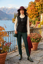 BUCKLE DETAIL KNITTED WAIST COAT
