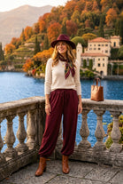DRAWSTRING  OVERSIZED HAREM SCUBA TROUSER