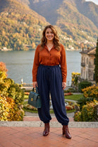 DRAWSTRING  OVERSIZED HAREM SCUBA TROUSER