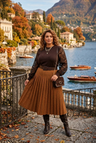 LACE SLEEVE JUMPER